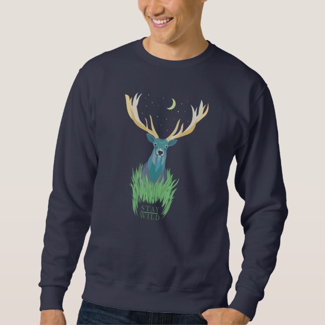 BLEIBE WILD SWEATSHIRT (Vorderseite)