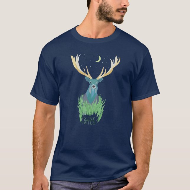 BLEIBE WILD T-Shirt (Vorderseite)