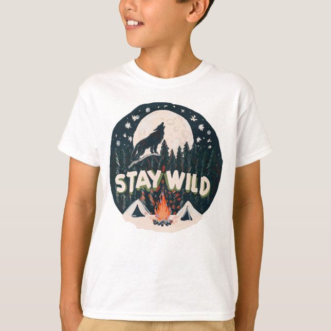 Bleibe Wild T-Shirt (Vorderseite)