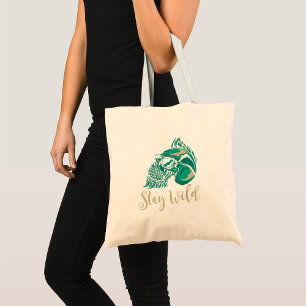 Bleibe Wild Tote Bag Tragetasche