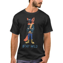 Bleibe Wild - Trendy Fox Streetwear