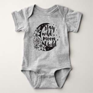 Bleibe Wildmond-Kind Baby Strampler