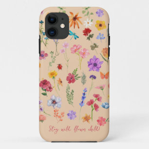 Bleibe Wildnis-Blume-Kinderarmut Case-Mate iPhone Hülle