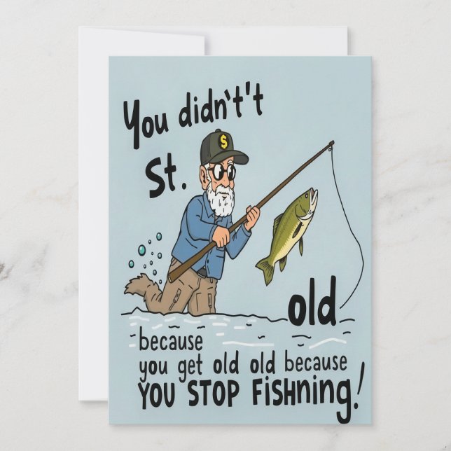 Bleibe Young im Herzen Einladung (Vorderseite)