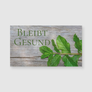 Bleiben Sie gesund  - Magnetkarte