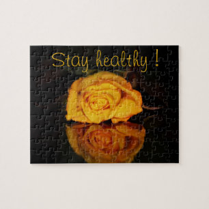 Bleiben Sie gesund mit Rose Puzzle