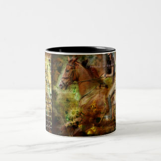 Bleiben Sie in meiner Liebe Zweifarbige Tasse