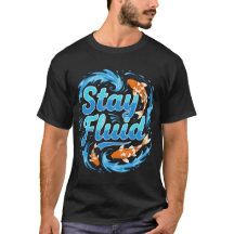 Bleibende Fluid Koi-Fisch-Design