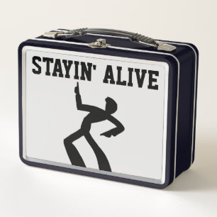 BLEIBENDE RETRO METAL LUNCHBOX