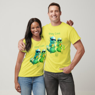 Bleibt cool, Eichhörnchen und erfrischende Getränk T-Shirt