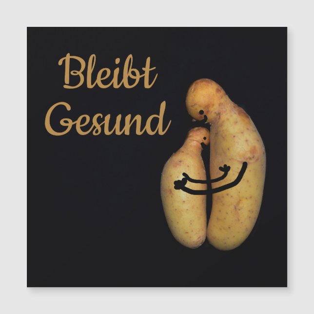 Bleibt Gesund - Magnetkarte (Vorderseite)