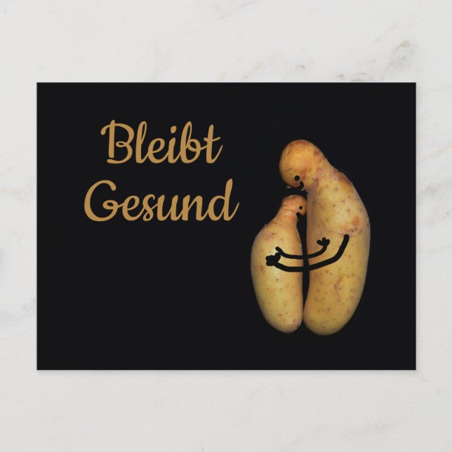 Bleibt Gesund - Postkarte (Vorderseite)
