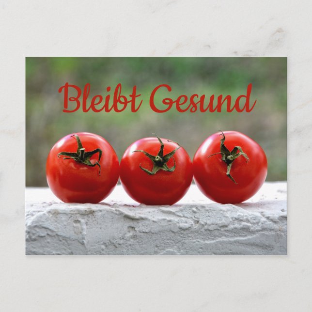 Bleibt Gesund - Postkarte (Vorderseite)