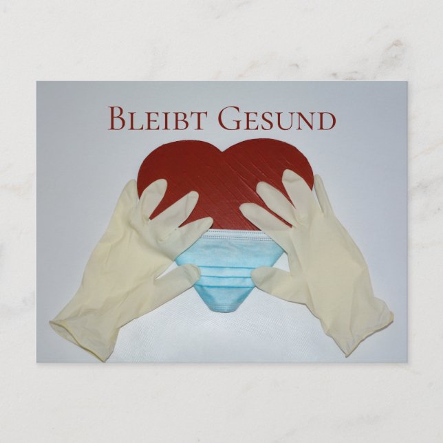 Bleibt Gesund - Postkarte (Vorderseite)