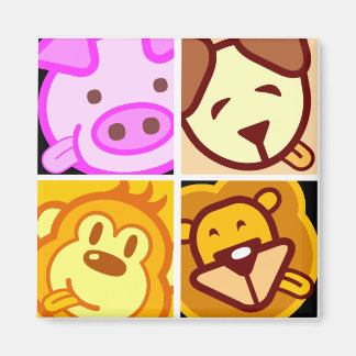 bleibt glücklich, wir alle bleibe glücklich 2 magnet