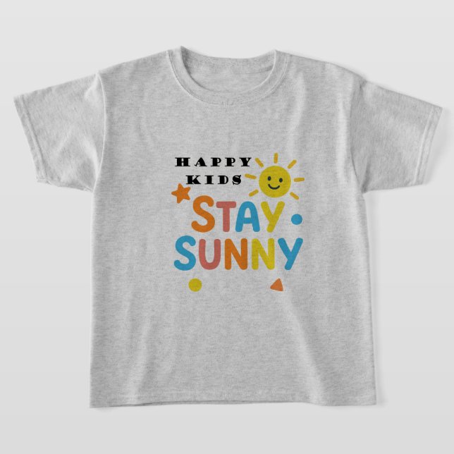 Bleibt GLÜCKLICHE KINDER T-Shirt (Ablage )