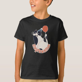 Bleibt Positiv Kids Smoking Cat Geburtstagsfeier S T-Shirt