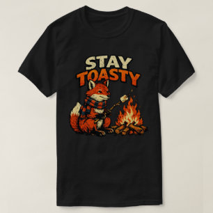 „Bleibt warm ” Clever Fox Design T-Shirt