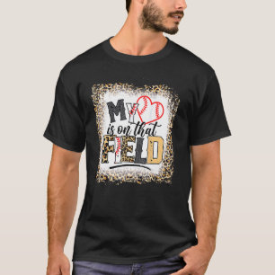 Bleiche Leoparden Mama mein Herz ist auf diesem Fe T-Shirt