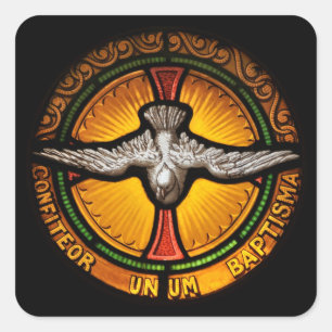 Bleiche Quadratischer Aufkleber