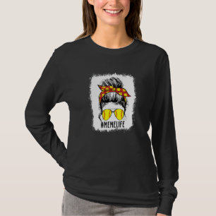 Bleiche Softball Meme Game Day Softball Meme Moth T-Shirt