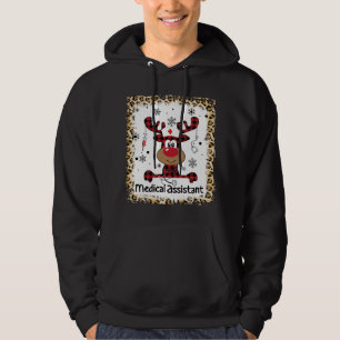Bleichen Sie medizinischer Assistant Life Rentier  Hoodie