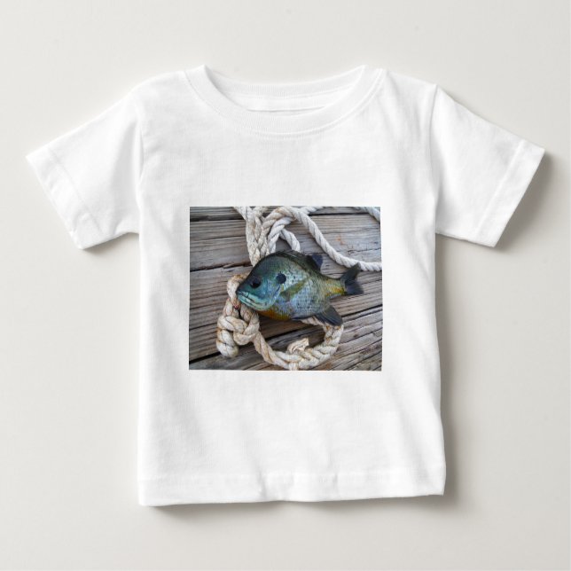Bleichfische auf Dock und Seil Baby T-shirt (Vorderseite)