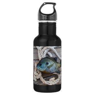 Bleichfische auf Dock und Seil Trinkflasche