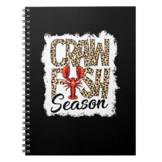 Bleichkraut Season Leopard Crawfish Boil Notizblock