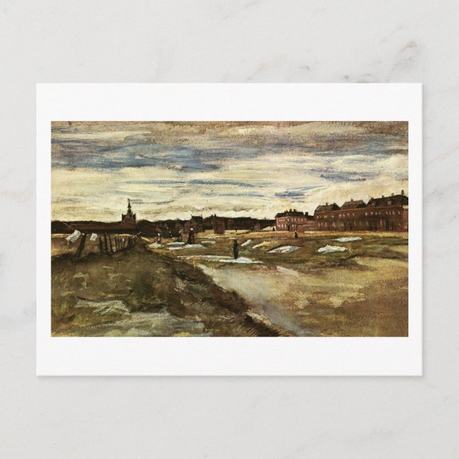 Bleichplatz, Vincent van Gogh Postkarte (Vorderseite)