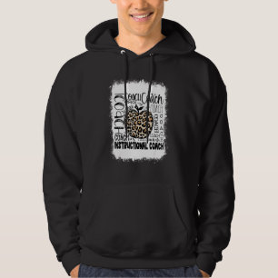 Bleichte Leopard-Gebrauchsanweisung Typografie Te Hoodie