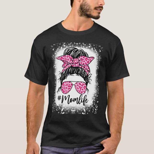 bleichte Sonnenblumen Mama T-Shirts für den Mutter (Vorderseite)
