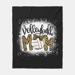 Bleichvolleyball Mama Leopard Fun Ball Mama Mothe Fleecedecke