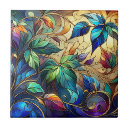 Bleifarbglas-Look Fliese