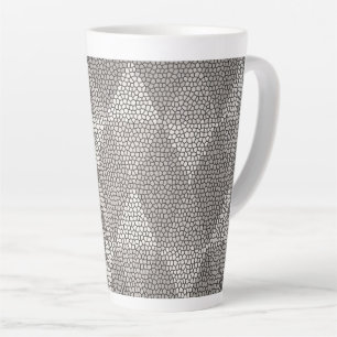 Bleiglas-Silber-Diamantmuster Milchtasse
