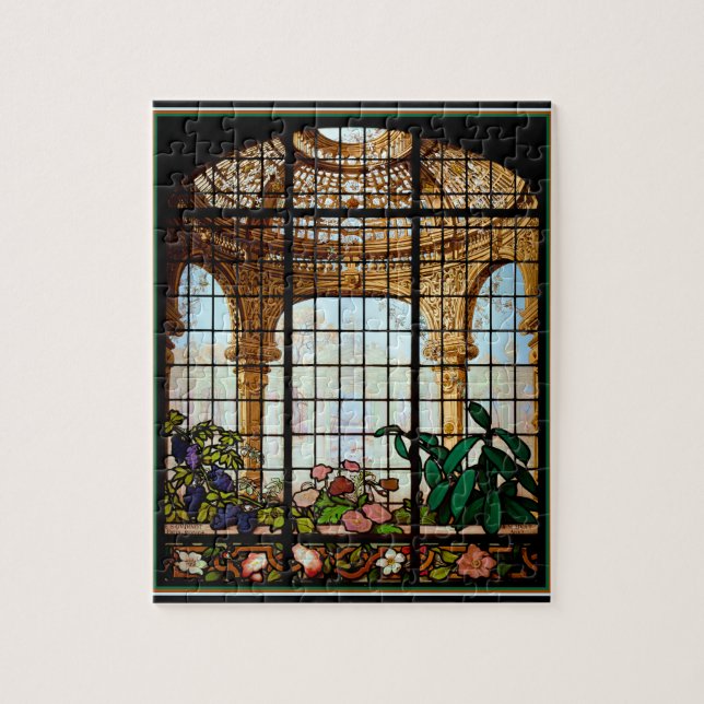 Bleiglasgewächshaus Puzzle (Vertikal)