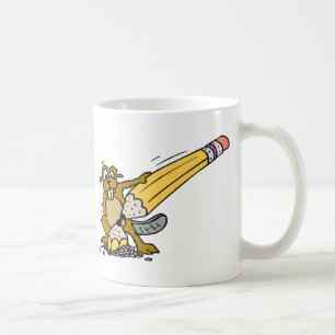 Bleistift-Biber Kaffeetasse