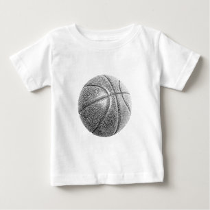 Bleistift-Effekt Basketball Baby T-shirt