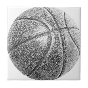 Bleistift-Effekt Basketball Fliese