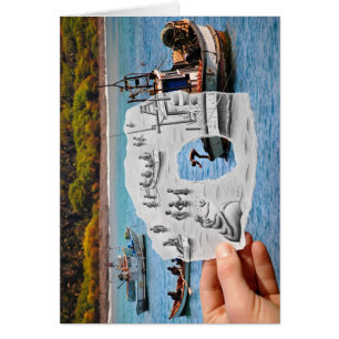 Bleistift gegen Kamera - Meerjungfrau