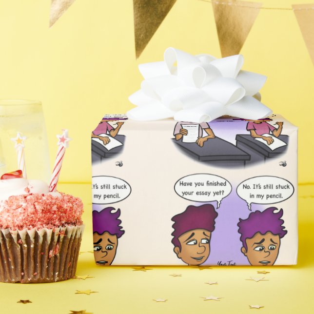 Bleistift Geschenkpapier (Geburtstagsparty)