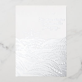 Bleistift Gezeichnet Papierboot | motivierend Text Folien Feiertagskarte