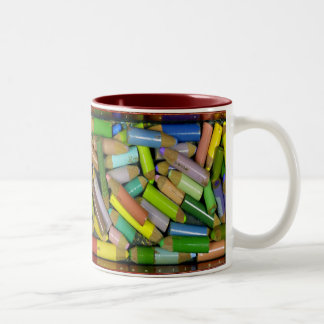 Bleistift-Kasten-Tasse Kims Kublanks Zweifarbige Tasse
