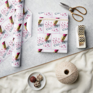 Bleistift Löschen von Text auf Papier Geschenkpapier