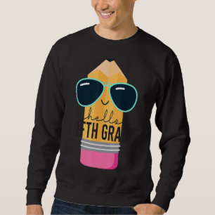 Bleistift mit Sonnenbrille 5. Sweatshirt