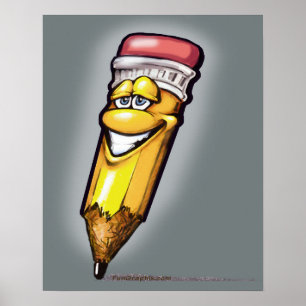 Bleistift-Poster Poster