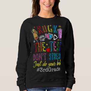 Bleistift Rock der Test-3. Klasse Lehrer Test Tag Sweatshirt