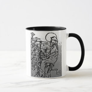 Bleistift Schlagzeugerholzkohle Tasse