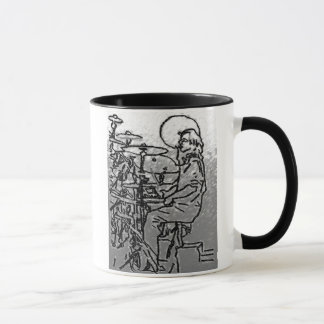 Bleistift Schlagzeugerholzkohle Tasse