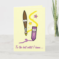 Bleistift und Paintbrush Mother's Day